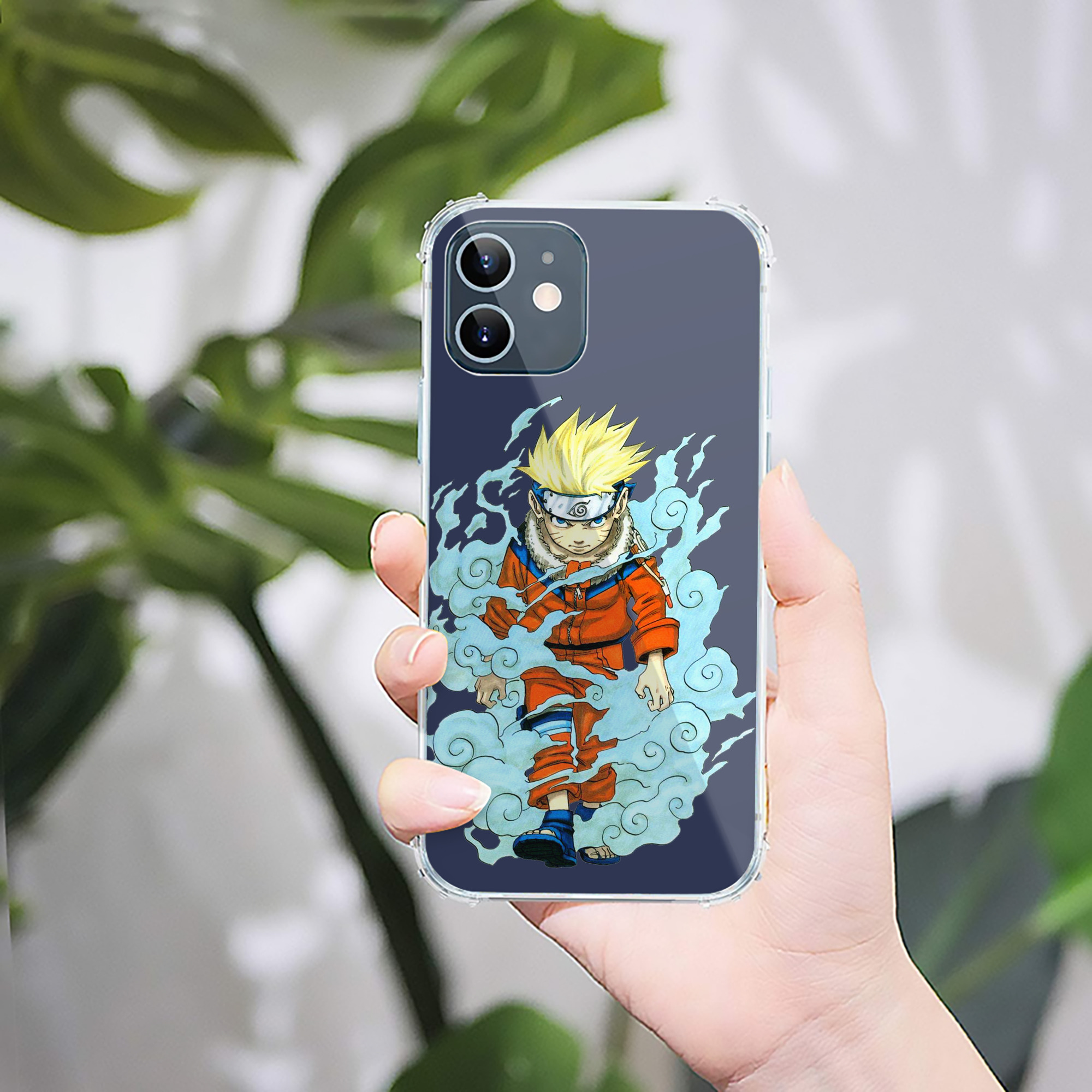 （画像用） NARUTO -ナルト- うずまき ナルト Uzumaki Naruto 【iPhone 12シリーズ対応】透明スマホケース（クリアソフトケース）